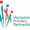 PE TOP WITH NEW LOGO, Hampton Infant School, Hampton Junior School